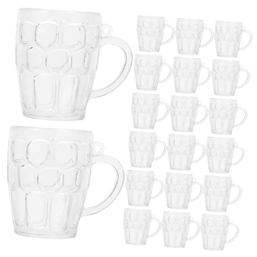 KOMBIUDA Stück Bierkrug Ornamente Für Kinderspielzeug Gefälschter Bierbecher Miniatur Ornament Miniatur Becher Ornament Miniatur Hausdekor Gefälschter Becher Miniatur von KOMBIUDA