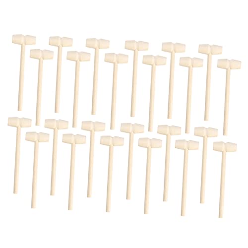 KOMBIUDA 24 Stück Hämmer sensorisches Objekt Werkzeug Kleinkind Holzhammer bastelset holzspielsachen Toy Set Kuchen Mini-Beat- Mini-Hammer hölzern KOMBIUDA 24 Stück Hämmer sensorisches Objekt Werkzeug Kleinkind Holzhammer bastelset holzspielsachen Toy Set Kuchen Mini-Beat- Mini-Hammer hölzern von KOMBIUDA