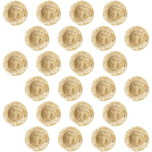 KOMBIUDA 24 Stück Mini Hüte Kleine Hut Requisite Kleines Deko Accessoire Gewebte Hut Dekoration Gewebter Bastelhut Mini Hut DIY Requisite Hut Foto Requisiten Exquisite Hut KOMBIUDA 24 Stück Mini Hüte Kleine Hut Requisite Kleines Deko Accessoire Gewebte Hut Dekoration Gewebter Bastelhut Mini Hut DIY Requisite Hut Foto Requisiten Exquisite Hut von KOMBIUDA
