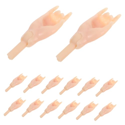 KOMBIUDA 24 Stück Miniatur Puppenhände Realistische Bewegliche Hände für Puppenbau Kompatible Ersatzteile für DIY Projekte Leicht und Praktisch für Sammler und Bastler KOMBIUDA 24 Stück Miniatur Puppenhände Realistische Bewegliche Hände für Puppenbau Kompatible Ersatzteile für DIY Projekte Leicht und Praktisch für Sammler und Bastler von KOMBIUDA