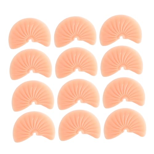 KOMBIUDA 24 Stück Nachgemachte Schokoladenstückchen Gefälschte Schokolade Kleines Schokoladendekor Desktop-schokoladenmodell Gefälschte Desktop-Schokolade Schokoladen-tischmodell PVC Rosa von KOMBIUDA
