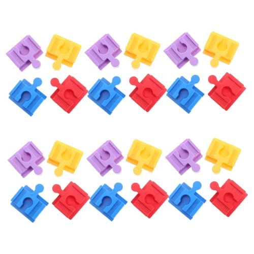KOMBIUDA 24 Teiliges Für Kunststoffkonstruktion Kompatibel Mit Kleinkindern Würfelverbinder Eisenbahnbausätze Holzzubehör Zugmodelle Kompatibel Mit Mini Und Bauspielzeug KOMBIUDA 24 Teiliges Für Kunststoffkonstruktion Kompatibel Mit Kleinkindern Würfelverbinder Eisenbahnbausätze Holzzubehör Zugmodelle Kompatibel Mit Mini Und Bauspielzeug von KOMBIUDA