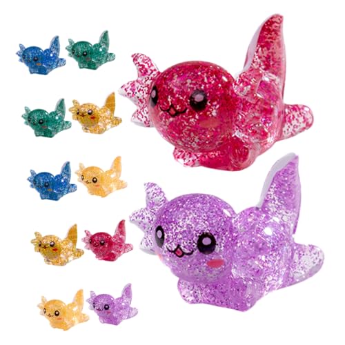 KOMBIUDA 24 Stück Miniatur-Axolotl-Gartenstatuen Kunstharz winzige Tierfiguren für -Dekorationen Aquarium Puppenhaus und Terrarium KOMBIUDA 24 Stück Miniatur-Axolotl-Gartenstatuen Kunstharz winzige Tierfiguren für -Dekorationen Aquarium Puppenhaus und Terrarium von KOMBIUDA