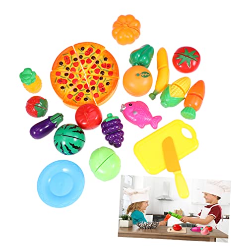 KOMBIUDA 24St Küche Kinderspielzeug Kitchen Toys for kinderküche küChe zabawki stymulujące rozwój Gemüseschneidespielzeug Schneidespielzeug für die Küche KOMBIUDA 24St Küche Kinderspielzeug Kitchen Toys for kinderküche küChe zabawki stymulujące rozwój Gemüseschneidespielzeug Schneidespielzeug für die Küche von KOMBIUDA
