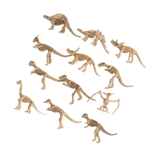 KOMBIUDA Spielzeuge 24St Spielzeug Modelle Mini-Tiermodell Dinosaurier-Skelett Ornamente Kind Lernspielzeug von KOMBIUDA