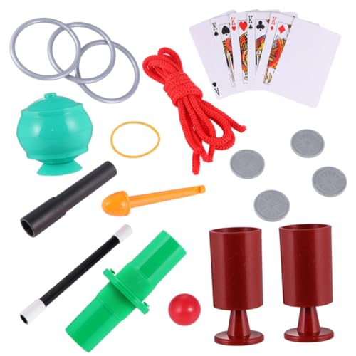 KOMBIUDA 25 STK Magische Requisiten Werkzeuge Für Kinder Trick-Tool-Kind Requisite Kind Spielzeug Für Kinder Kinderwerkzeug Trick-Tool-Requisite Prop-Kid-Tool Zauberstab Plastik Puzzle von KOMBIUDA