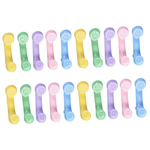KOMBIUDA 25 Stück Miniaturmöbel Mini Kleines Telefon Smartphone Handys Handys Hausmöbel Kleines Miniaturtelefon Mikrotelefon Modellspielzeug Miniaturtelefon Kunststoff von KOMBIUDA