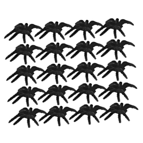 KOMBIUDA 25 Stück Teiliges Schwarze Haarige Spinnen Dekoration mit Realistischem Flockdesign Leichte Halloween Deko für Drinnen Gruselige Spinnenfiguren für Party Spukhaus und KOMBIUDA 25 Stück Teiliges Schwarze Haarige Spinnen Dekoration mit Realistischem Flockdesign Leichte Halloween Deko für Drinnen Gruselige Spinnenfiguren für Party Spukhaus und von KOMBIUDA