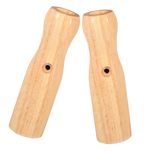 KOMBIUDA 2St Griff für Kickertisch Schwanenhalshalterung Mini-Fußballtisch Mini-Tennisschläger Ersatz Kickertisch Indoor Spiele Griffe für Tischfußballstangen Kicker Zubehör hölzern Beige KOMBIUDA 2St Griff für Kickertisch Schwanenhalshalterung Mini-Fußballtisch Mini-Tennisschläger Ersatz Kickertisch Indoor Spiele Griffe für Tischfußballstangen Kicker Zubehör hölzern Beige von KOMBIUDA