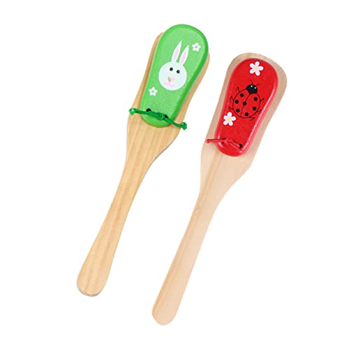 KOMBIUDA 2St Kastagnetten Instrumente Klöppel Musical Music Instruments for Instrument holzspielsachen Leistung Kastagnette hölzern KOMBIUDA 2St Kastagnetten Instrumente Klöppel Musical Music Instruments for Instrument holzspielsachen Leistung Kastagnette hölzern von KOMBIUDA