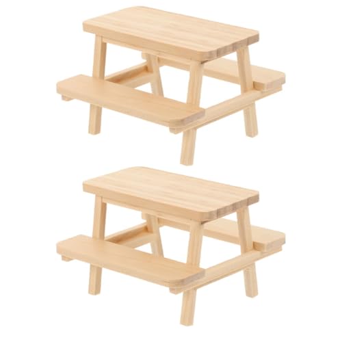 KOMBIUDA 2St Mini-Tisch und Stuhl aus einem Stück holzspielzeug puppenmöbel puppenhaus Einrichtung miniaturmöbel Fotorequisiten Puppenhaus Puppenhaus-Couchtisch Puppenschreibtisch KOMBIUDA 2St Mini-Tisch und Stuhl aus einem Stück holzspielzeug puppenmöbel puppenhaus Einrichtung miniaturmöbel Fotorequisiten Puppenhaus Puppenhaus-Couchtisch Puppenschreibtisch von KOMBIUDA