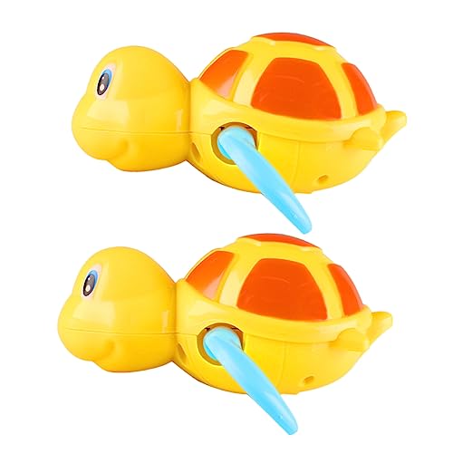 KOMBIUDA 2St Uhrwerk Turtle badewannenspielzeug Wasserspielzeug für Kleinkinder Kinderzimmer Uhrwerkspielzeug für die Badewanne Abs Yellow KOMBIUDA 2St Uhrwerk Turtle badewannenspielzeug Wasserspielzeug für Kleinkinder Kinderzimmer Uhrwerkspielzeug für die Badewanne Abs Yellow von KOMBIUDA