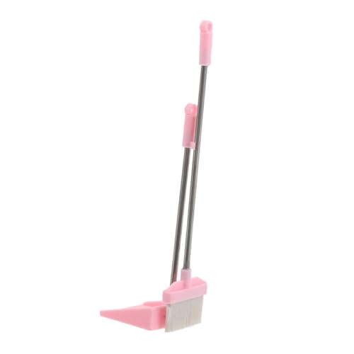 KOMBIUDA 2er Set Mini-Besen-Set Zubehör Für Spielhäuser Mini-Besen-Handwerk Besen Modelle Minifiguren Requisiten Besenstütze Mini -reinigungsmittel Besenfiguren Plastik Rosa von KOMBIUDA