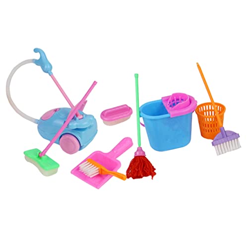 KOMBIUDA Spielhaus-reinigungsspielzeug Reinigungsgeräte-Set Für Kinder Für Puppenhaus 9 Stück Pro Set Zufällige Farben KOMBIUDA Spielhaus-reinigungsspielzeug Reinigungsgeräte-Set Für Kinder Für Puppenhaus 9 Stück Pro Set Zufällige Farben von KOMBIUDA