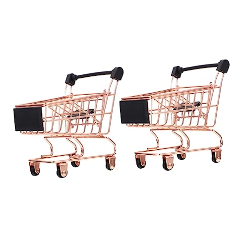 KOMBIUDA 2st Einkaufswagen Einkaufswagen Für Einkaufswagen- Einkaufswagen Mini- Miniwagen Einkaufswagen Rose Gold Eisen KOMBIUDA 2st Einkaufswagen Einkaufswagen Für Einkaufswagen- Einkaufswagen Mini- Miniwagen Einkaufswagen Rose Gold Eisen von KOMBIUDA