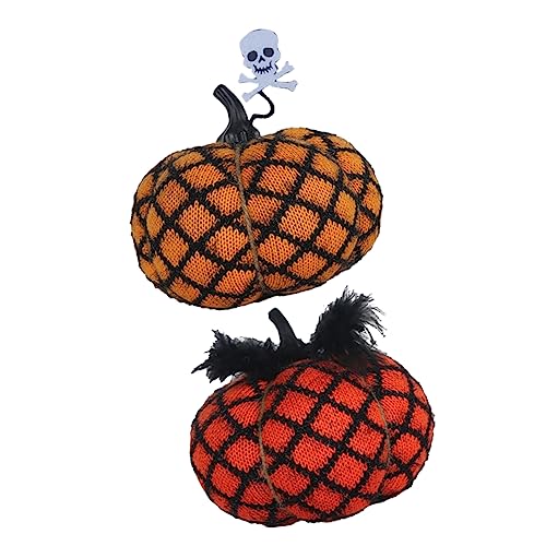 KOMBIUDA 2st Halloween-kürbisspielzeug Für Dekorativer Gefälschter Kürbis Gefüllter Kürbisplüsch Halloween-kürbis-Ornamente Gefälschte Jack-o-Laterne Plüschtiere Polyester KOMBIUDA 2st Halloween-kürbisspielzeug Für Dekorativer Gefälschter Kürbis Gefüllter Kürbisplüsch Halloween-kürbis-Ornamente Gefälschte Jack-o-Laterne Plüschtiere Polyester von KOMBIUDA