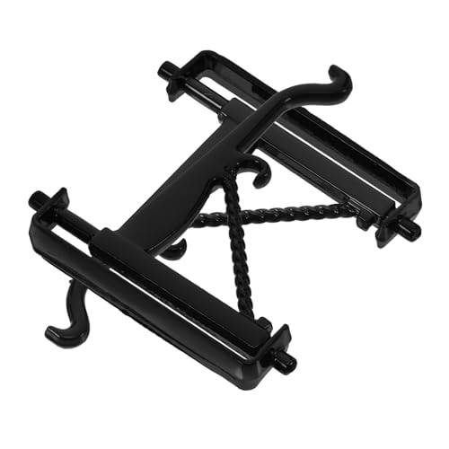 KOMBIUDA Mini Puppen Zubehör 2st Mini-hakenhalter Diy-miniatur-puppenhaus-bausätze Miniaturhaus Puppenhausmöbel Bausatz Mädchen Hängepflanze Home Mini Aufhänger Black Aluminiumlegierung Mini-spielzeug von KOMBIUDA