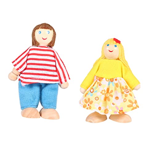 KOMBIUDA 2st Puppen Charakter Digitale Puppen Heimpuppe Einfacher Blumenständer Ornamente Puppen Mini-Dekoration Kinderpuppen Kinderdekoration Kleine Puppen Gefälschte Puppen Stoff von KOMBIUDA