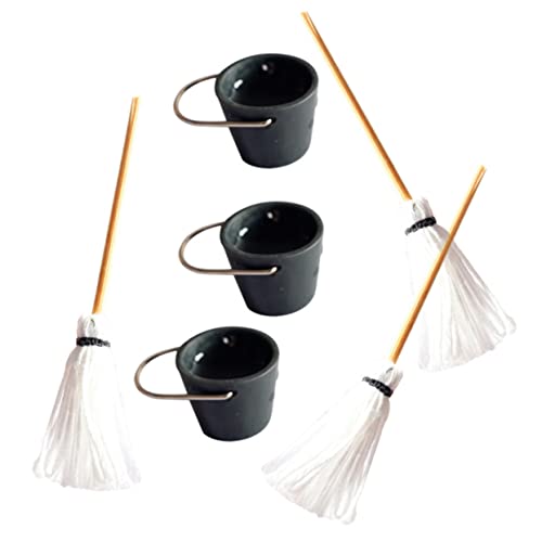 KOMBIUDA 3 Sätze Eimer-Mop-Modell für kinderspielzeug Toys Geburtstagsgeschenk für Dekoration wischeimer kleines Hauszubehör Mini-Landschaftsgestaltung Harz KOMBIUDA 3 Sätze Eimer-Mop-Modell für kinderspielzeug Toys Geburtstagsgeschenk für Dekoration wischeimer kleines Hauszubehör Mini-Landschaftsgestaltung Harz von KOMBIUDA