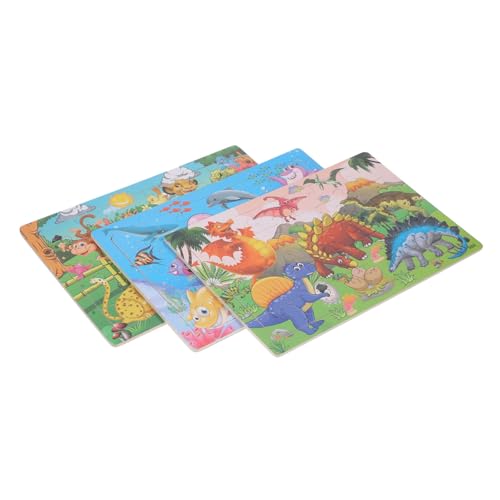 KOMBIUDA 3 Sätze Holzpuzzle für Teiliges mit Bunten Tieren Fördert Kreativität und Lernfähigkeit Lernspielzeug für Vorschulkinder für Geburtstag und Feiertage KOMBIUDA 3 Sätze Holzpuzzle für Teiliges mit Bunten Tieren Fördert Kreativität und Lernfähigkeit Lernspielzeug für Vorschulkinder für Geburtstag und Feiertage von KOMBIUDA