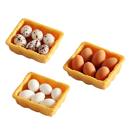 KOMBIUDA Miniatur-Eier Für Kinder Spielküche Zubehör Eiermodelle Zum Rollenspiel Mikro-landschafts-eierspielzeug KOMBIUDA Miniatur-Eier Für Kinder Spielküche Zubehör Eiermodelle Zum Rollenspiel Mikro-landschafts-eierspielzeug von KOMBIUDA