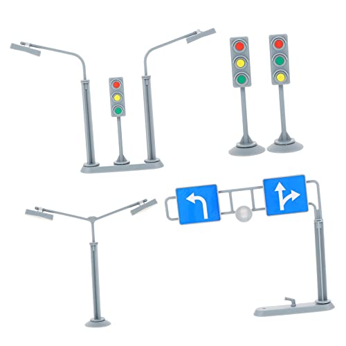 KOMBIUDA 3 Sätze Straßenverkehrszeichen Praktische Verkehrsschilder für Frühe Bildung Kognitive Spiele und Kreatives Lernen für Lernzentren und Schulprojekte von KOMBIUDA