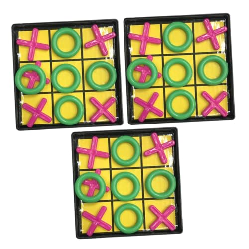 KOMBIUDA 3 Sätze Toe- für kinderspielzeug gesselschaftspiele boardgame brettspiel Puzzlematte Freizeit-Tischspiel Spiel mit neun Dame Zehenspielzeug von KOMBIUDA