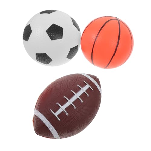 KOMBIUDA 3 Stück Ballspielzeugset hüpfender Ballspielzeug Spielplatzball Outdoor- für Leichter Fußball Streichelball weiche Bälle Kinderspielzeug Indoor-Bälle Vinyl KOMBIUDA 3 Stück Ballspielzeugset hüpfender Ballspielzeug Spielplatzball Outdoor- für Leichter Fußball Streichelball weiche Bälle Kinderspielzeug Indoor-Bälle Vinyl von KOMBIUDA