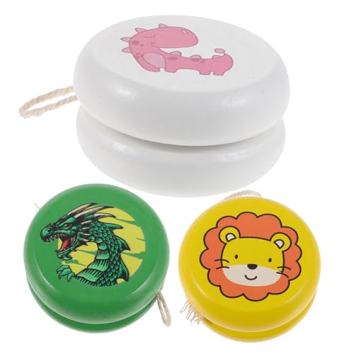 KOMBIUDA Spielzeug Kinder Ball Mit Schnur Holz Hölzerne Bälle Cartoon Muster Für Kleinkinder Lernspielzeug Koordination Üben KOMBIUDA Spielzeug Kinder Ball Mit Schnur Holz Hölzerne Bälle Cartoon Muster Für Kleinkinder Lernspielzeug Koordination Üben von KOMBIUDA