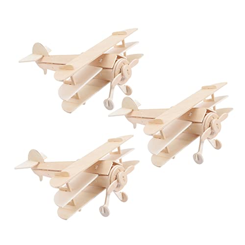 KOMBIUDA 3 Stück Geburtstagsgeschenk für bastel Set für Flugzeug modellbausatz Segelflugzeug Flugzeugmodell selber Bauen 3D-Puzzle-Montagespielzeug 3D-Holzpuzzle- KOMBIUDA 3 Stück Geburtstagsgeschenk für bastel Set für Flugzeug modellbausatz Segelflugzeug Flugzeugmodell selber Bauen 3D-Puzzle-Montagespielzeug 3D-Holzpuzzle- von KOMBIUDA