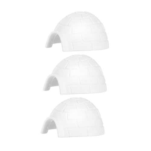 KOMBIUDA 3 Stück Iglu-Modell winzig Miniaturen Zahlen Kleinkinder Iglu- Bären Polar- Party Schnee Miniaturfiguren kleine Figuren Plastik Weiß KOMBIUDA 3 Stück Iglu-Modell winzig Miniaturen Zahlen Kleinkinder Iglu- Bären Polar- Party Schnee Miniaturfiguren kleine Figuren Plastik Weiß von KOMBIUDA