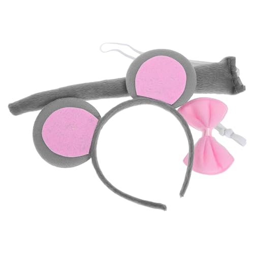 KOMBIUDA 3 Stück Kostüm Set Teilig mit Kopfband und Schleife Langlebiges Stoffmaterial Design für Halloween Karneval Geburtstagsfeiern und Cosplay Partys von KOMBIUDA
