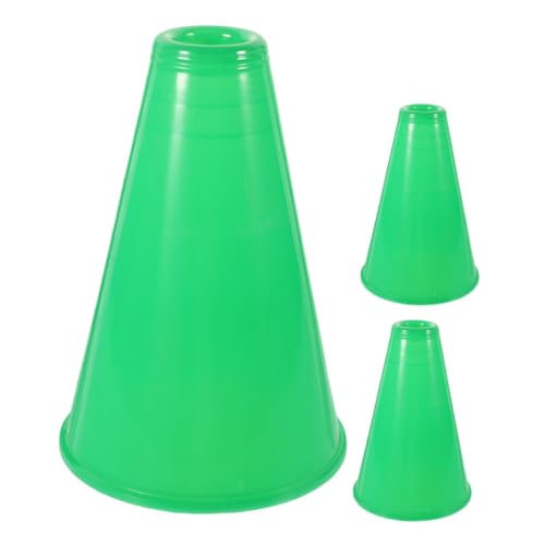 KOMBIUDA 3 Stück Leichte Megaphone aus Robustem Pp-material für Sport und Outdoor Effektive Schallverstärkung Tragbar für Partys Spiel und Fanunterstützung Grün KOMBIUDA 3 Stück Leichte Megaphone aus Robustem Pp-material für Sport und Outdoor Effektive Schallverstärkung Tragbar für Partys Spiel und Fanunterstützung Grün von KOMBIUDA