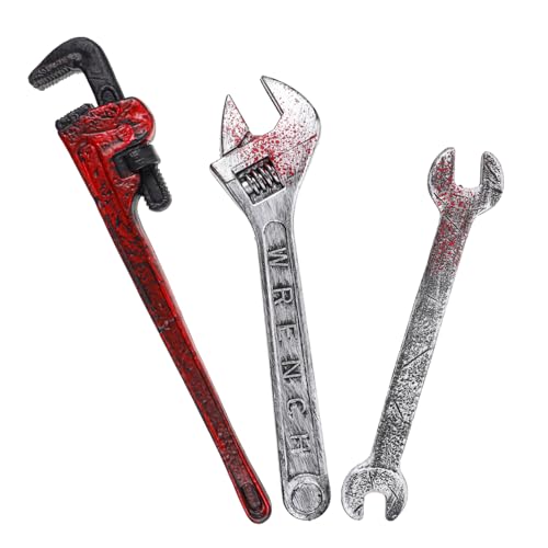 KOMBIUDA Halloween-schraubenschlüssel-requisit Simulation Werkzeug Party-Cosplay-zubehör Kunststoff Schraubenschlüssel Halloween-Accessoires Für Dekoration von KOMBIUDA