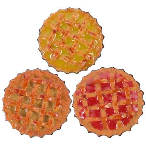 KOMBIUDA 3stücke Teiliges Realistischer Miniatur-Desserts Resin Für Puppenhäuser Lebensmitteldarstellungen Für Fotorequisiten Deko Und Spielzeug von KOMBIUDA