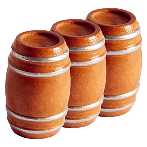 KOMBIUDA 3 Stück Mini-Eimer-Modell für kinderspielzeug DIY Dekoration handwerkskunst spielzeuge Bausatz Fass Wein Bier Mini-Hausdekoration Mini-Hausverzierung Buche KOMBIUDA 3 Stück Mini-Eimer-Modell für kinderspielzeug DIY Dekoration handwerkskunst spielzeuge Bausatz Fass Wein Bier Mini-Hausdekoration Mini-Hausverzierung Buche von KOMBIUDA