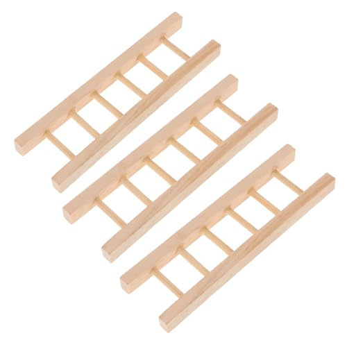 KOMBIUDA 3 Stück Miniatur Holzleiter Teiliges Dekorative Kleine Puppenhausleiter aus Robustem Holz Miniatur Deko Zubehör für Puppenhäuser Micro Landschaft und Geschenkideen KOMBIUDA 3 Stück Miniatur Holzleiter Teiliges Dekorative Kleine Puppenhausleiter aus Robustem Holz Miniatur Deko Zubehör für Puppenhäuser Micro Landschaft und Geschenkideen von KOMBIUDA
