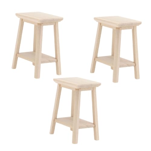 KOMBIUDA 3 Stück Puppenhaus Hocker Bausätze Puppenhausteppich Couch Häuser Mini Puppenhaus-zubehör-Pflanze Bausatz Plüschtiere Möbel Puppenhochstuhl Schemel Hölzern Beige KOMBIUDA 3 Stück Puppenhaus Hocker Bausätze Puppenhausteppich Couch Häuser Mini Puppenhaus-zubehör-Pflanze Bausatz Plüschtiere Möbel Puppenhochstuhl Schemel Hölzern Beige von KOMBIUDA