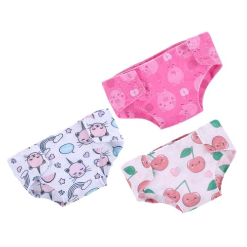KOMBIUDA 3 Stück Puppenkleidung Höschen Rollenspiel Puppenunterhosen Puppenfoto Requisiten Puppenunterwäsche Puppenanziehzubehör Für Puppenunterhosen Für Puppen KOMBIUDA 3 Stück Puppenkleidung Höschen Rollenspiel Puppenunterhosen Puppenfoto Requisiten Puppenunterwäsche Puppenanziehzubehör Für Puppenunterhosen Für Puppen von KOMBIUDA