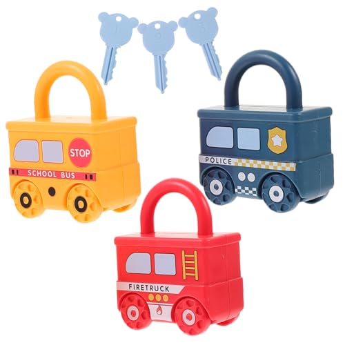 KOMBIUDA 3 Stück Schlüsselspielzeug für Kleinkinder Teiliges mit Autoschlüssel Lernspielzeug für Feinmotorik Vorschulspielzeug für Jungen und Fördert und Lernen Zufällige KOMBIUDA 3 Stück Schlüsselspielzeug für Kleinkinder Teiliges mit Autoschlüssel Lernspielzeug für Feinmotorik Vorschulspielzeug für Jungen und Fördert und Lernen Zufällige von KOMBIUDA