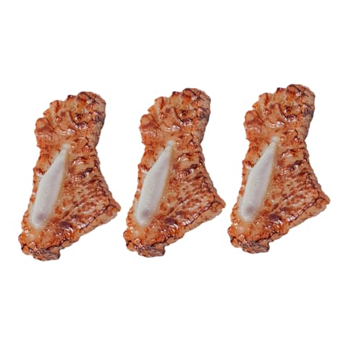KOMBIUDA 3 Stück Simulierte Denim Rippchen Küchen Lebensmittel Ornament Fleisch Dekoration Künstliches Fleisch Lebensmittelmodell Simulation Von Rippenfleisch Küchendekor KOMBIUDA 3 Stück Simulierte Denim Rippchen Küchen Lebensmittel Ornament Fleisch Dekoration Künstliches Fleisch Lebensmittelmodell Simulation Von Rippenfleisch Küchendekor von KOMBIUDA