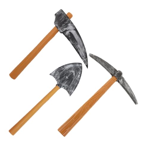 KOMBIUDA 3 Stück Teiliges Bühnenrequisiten Fake Schaufel Pickaxe aus Leichtem Kunststoff und Schwamm Vielseitig für Zwergkostüme Halloween Karneval und Partyauftritte Geeignet KOMBIUDA 3 Stück Teiliges Bühnenrequisiten Fake Schaufel Pickaxe aus Leichtem Kunststoff und Schwamm Vielseitig für Zwergkostüme Halloween Karneval und Partyauftritte Geeignet von KOMBIUDA