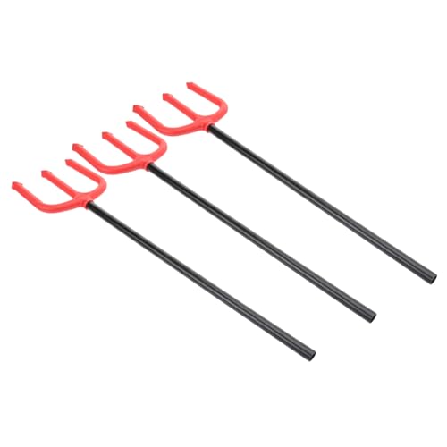 KOMBIUDA 3 Stück Teiliges Halloween Cheer Trident aus Langlebigem PE Material Farblich Zufällig Leuchtendes Kostümzubehör für Herren und Kreative Party Accessoires für von KOMBIUDA