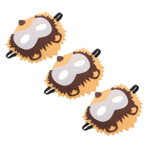 KOMBIUDA 3 Stück Teiliges Halloween Tiermasken aus Stabilem Vliesstoff Niedliche und Atmungsaktive Karnevalsmaske mit Elastischem Band für Kinderkostüme und Party Zubehör KOMBIUDA 3 Stück Teiliges Halloween Tiermasken aus Stabilem Vliesstoff Niedliche und Atmungsaktive Karnevalsmaske mit Elastischem Band für Kinderkostüme und Party Zubehör von KOMBIUDA