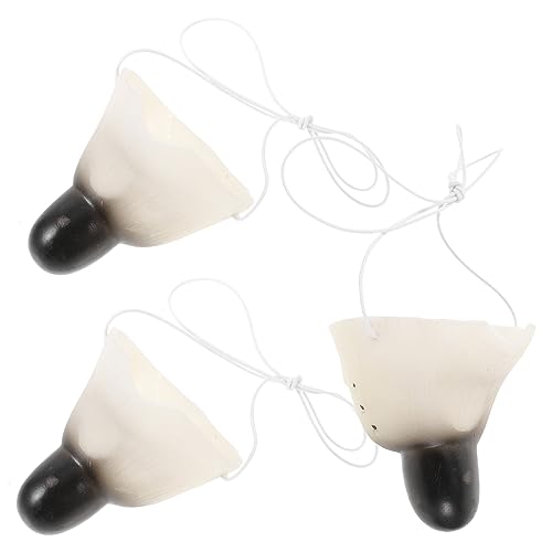 KOMBIUDA 3 Stück Teiliges Mäuse Nasen Realistische Cosplay Performance Requisite Langlebig und Leichte Tierkostüm Dekoration für Karneval Mottoparty und Bühnenauftritte von KOMBIUDA