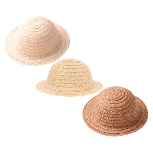 KOMBIUDA 3 Stück Teiliges Mini Strohhut für Puppen Leichte Handgefertigte Bastelhüte in Beige und Brauntönen Stilvolle Puppenaccessoires für und Fotorequisiten KOMBIUDA 3 Stück Teiliges Mini Strohhut für Puppen Leichte Handgefertigte Bastelhüte in Beige und Brauntönen Stilvolle Puppenaccessoires für und Fotorequisiten von KOMBIUDA