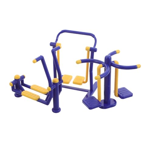 KOMBIUDA 3 Stück Teiliges Miniatur Dollhouse Fitness Set Realistische Gymnastikgeräte für Miniatur Spielplatz Zubehör Outdoor Sportmodelle für Puppenhäuser und Sandkästen KOMBIUDA 3 Stück Teiliges Miniatur Dollhouse Fitness Set Realistische Gymnastikgeräte für Miniatur Spielplatz Zubehör Outdoor Sportmodelle für Puppenhäuser und Sandkästen von KOMBIUDA