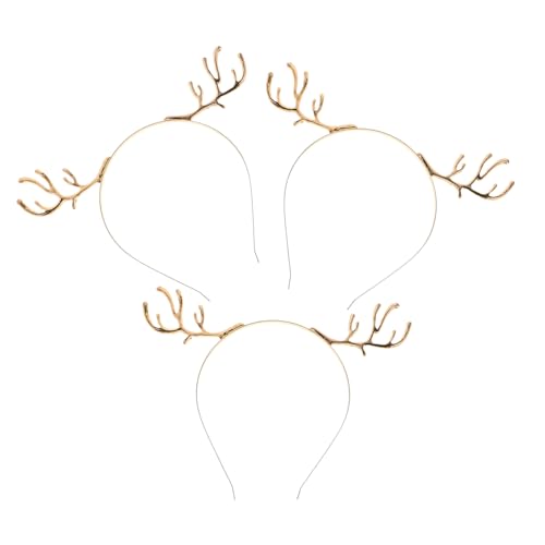 KOMBIUDA 3 Stück Teiliges Rentier-geweih-haarreif- Leichtes Bequemes Design Festliches Weihnachts Halloween-accessoire für Partys Cosplay und Renaissance-veranstaltungen Vielseitig KOMBIUDA 3 Stück Teiliges Rentier-geweih-haarreif- Leichtes Bequemes Design Festliches Weihnachts Halloween-accessoire für Partys Cosplay und Renaissance-veranstaltungen Vielseitig von KOMBIUDA