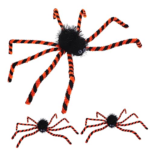 KOMBIUDA 3stücke Halloween Spinnen Brosche Pin Tierische Accessoires Für Kostüme Dekorative Anstecknadel Für Kleidung Taschen Und Hüte von KOMBIUDA