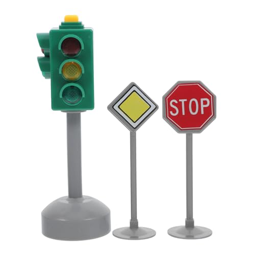 KOMBIUDA 3 Stück Verkehrsampel mit LED Sprachansage und Leuchtanzeige Realistische Verkehrszeichen Simulation Sicheres Kunststoffmodell für Verkehrserziehung und Spielerisches Lernen KOMBIUDA 3 Stück Verkehrsampel mit LED Sprachansage und Leuchtanzeige Realistische Verkehrszeichen Simulation Sicheres Kunststoffmodell für Verkehrserziehung und Spielerisches Lernen von KOMBIUDA